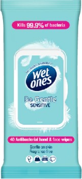 Wet+Ones+Be+Gentle+Fragrance+Free+Antibacterial+Wipes+40+Pack