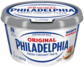 Philadelphia+Cream+Cheese+Spreadable+Tub+250g+Selected+Varieties