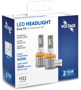 Voltage-6000K-Easy-Fit-LED-Headlight-Globe-Kits on sale