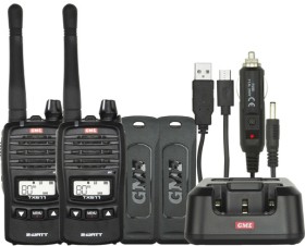 GME+2W%2F0.5W+80CH+UHF+CB+Handheld+Radio+Twin+Pack