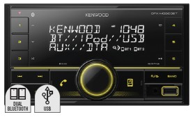 Kenwood+2DIN+Digital+Media+Bluetooth+Receiver