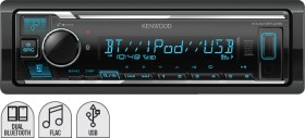 Kenwood+1DIN+200W+Dual+Bluetooth+Media+Receiver