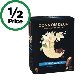 Connoisseur-Ice-Cream-Sticks-360-400ml-Pk-4-6-From-the-Freezer on sale