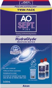 Aosept+Plus+HydraGlyde+Twin+Pack+2+x+360ml+%2B+Case