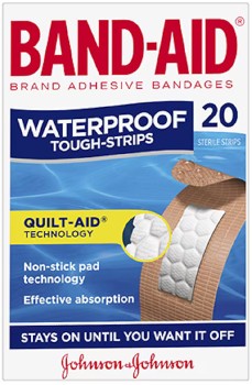 Band-Aid+Waterproof+Tough+Strips+20+Pack