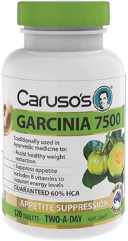 Carusos+Garcinia+7500+120+Tablets