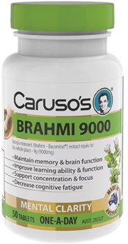 Carusos+Brahmi+9000+50+Tablets