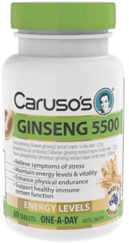 Carusos+Ginseng+5500mg+60+Tablets