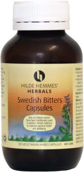 Hilde+Hemmes+Herbals+Swedish+Bitters+120+Capsules