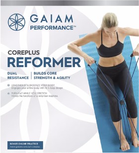 Gaiam-Reformer-Pilates-4-Loop-Design-and-Multiple-Grips on sale