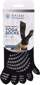 Gaiam+Yoga+Socks+Super+Grippy+S%2FM