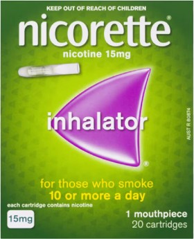 Nicorette+Quit+Smoking+Inhalator+15mg+20+Pack