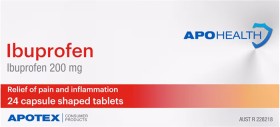 Apohealth+Ibuprofen+200mg+Pain+Relief+24+Tablets