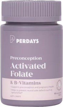 Perdays+Preconception+Activated+Folate+%26amp%3B+B-Vitamins+60+Tablets