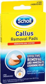 Scholl+Callus+Removal+Pads+4+Pack