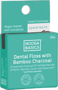 Noosa-Basics-Dental-Floss-with-Activated-Charcoal on sale