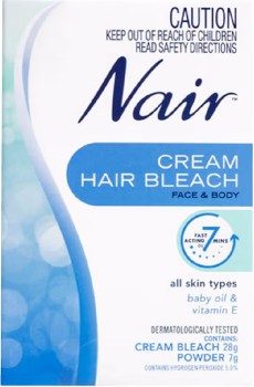 Nair-Cream-Hair-Bleach-for-Face-Body-28g-Powder-7g on sale