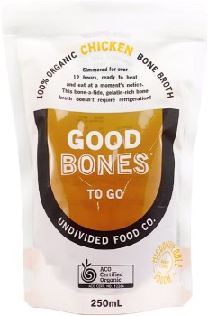 Undivided+Food+Co+Good+Bones+To+Go+Certified+Organic+Chicken+Bone+Broth+250ml+Pouch