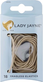 Lady+Jayne+Super+Hold+Thin+Elastics+Blonde+18+Pack