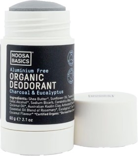 Noosa-Basics-Activated-Charcoal-Deodorant-Stick-60g on sale