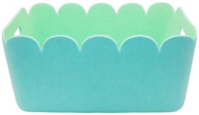 Bio+In+Living+Scalloped+Felt+Storage+Basket
