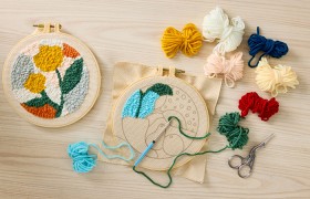 Punch-Embroidery-Kit on sale