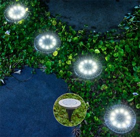 Urbanworx+Solar+Disk+Light+4+Pack