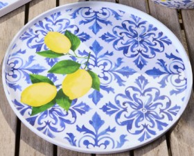 Kamda-Melamine-Round-Serving-Tray on sale