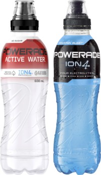 Powerade+Sports+Drink+or+Active+Water+600mL