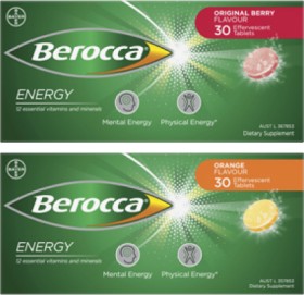 Berocca+Energy+Effervescent+Tablets+30+Pack