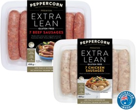 Peppercorn+XL+Sausages+450g