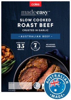 Coles+Made+Easy+Slow+Cooked+Roast+Beef+Crusted+in+Garlic+700g