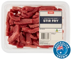 Coles+Australian+No+Added+Hormones+Beef+Stir+Fry+500g