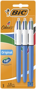 Bic+4+Colour+Pen+3+Pack