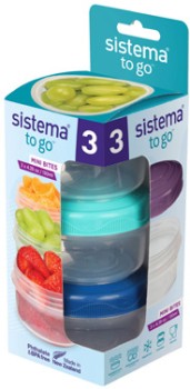 Sistema+To+Go+Mini+Bites+3+Pack