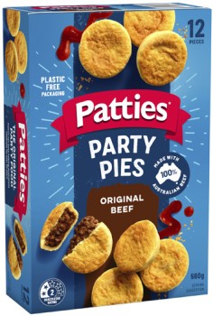 Patties+Party+Meat+Pies+12+Pack+560g