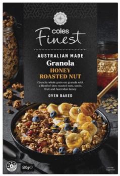 Coles+Finest+Granola+Honey+Roasted+Nut+500g