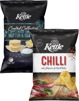 Kettle+Potato+Chips+or+Crafted+Collection+150g-165g