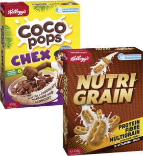 Kellogg%26%23039%3Bs+Nutri+Grain+470g%2C+Coco+Pops+Chex+500g+or+Sultana+Bran+700g