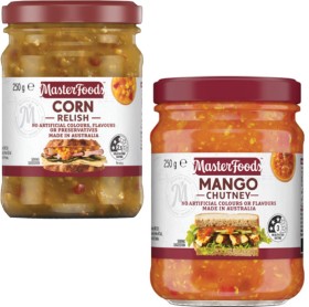 MasterFoods+Relish+or+Chutney+250g-260g