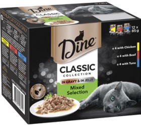 Dine+Classic+Collections+Cat+Food+Pouch+12x85g