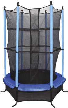 Skyfly+4.5ft+Mini+Trampoline+Blue