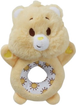 Care+Bears+Resoftables+Baby+Ring+Rattle+-+Funshine+Bear