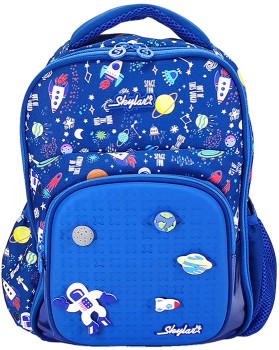 Backpack+with+3D+Remouvable+Accessories+-+Outer+Space