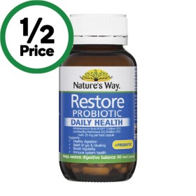 Nature%26rsquo%3Bs+Way+Restore+Probiotic+%2BPrebiotic+Capsules+Pk+90%7E