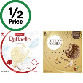 Ferrero+or+Raffaello+Frozen+Dessert+280ml+Pk+4