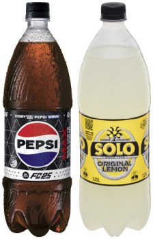 Pepsi+or+Solo+1.25+Litre+Selected+Varieties