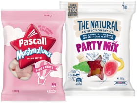 The+Natural+Confectionery+Co.+130%E2%80%91230g%2C+Pascall+150%E2%80%91300g+or+Sour+Patch+Kids+Bag+190g+Selected+Varieties