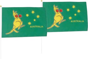 Boxing+Kangaroo+Flag+2+Pack+30x45cm