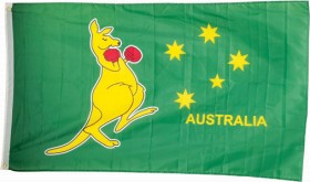 Boxing+Kangaroo+Flag+90x150cm